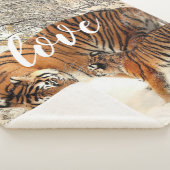Tiger Family Sherpa Blanket Sherpadecke (3/4)