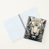 Tiger farbenfroher Tierzauber Notizblock (Innenseite)