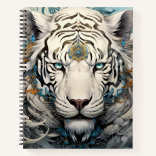 Tiger farbenfroher Tierzauber Notizblock