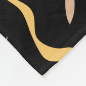 Tiger-Farbmuster Fleecedecke (Ecke)