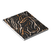 Tiger-Farbmuster Notizblock (angewinkelt)