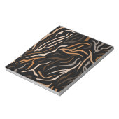 Tiger-Farbmuster Notizblock (Rotiert)