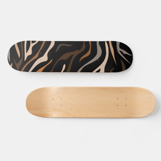 Tiger-Farbmuster Skateboard (Horizontal)