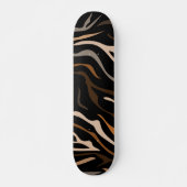 Tiger-Farbmuster Skateboard (Vorne)
