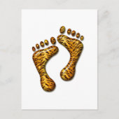 Tiger Feet Postkarte (Vorderseite)