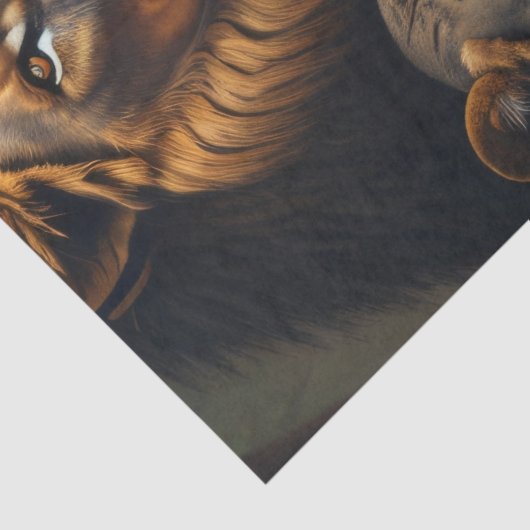 Tiger, feline family, einzigartige Tiger v3 Seidenpapier (Detail)