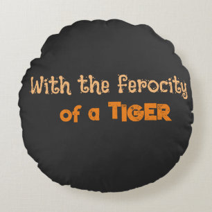Tiger Ferocity (Animal Energy) - Rundkissen Rundes Kissen