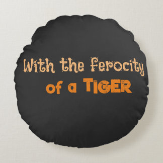 Tiger Ferocity (Animal Energy) - Rundkissen Rundes Kissen