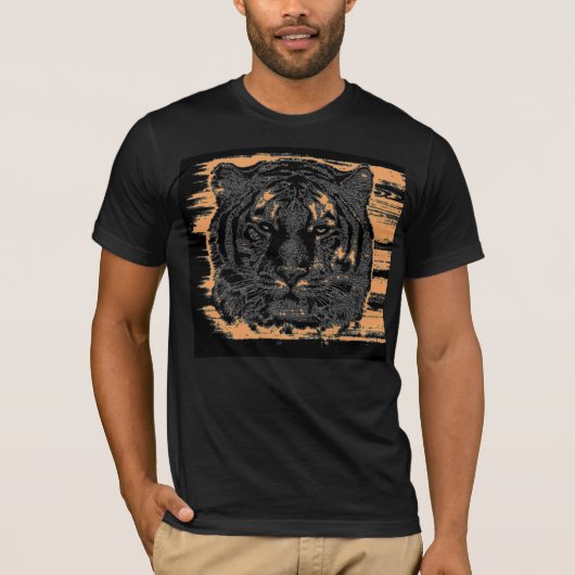 Tiger Fine Art 2 - T - Shirt (Vorderseite)