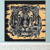 Tiger Fine Art 2 Wrapped Canvas Leinwanddruck (Insitu (Holzboden))