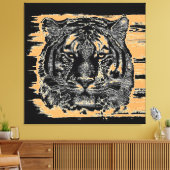 Tiger Fine Art 2 Wrapped Leinwand (Insitu (Wohnzimmer))
