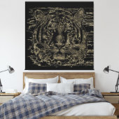 Tiger Fine Art 3 Wrapped Canvas Leinwanddruck (Insitu (Schlafzimmer))