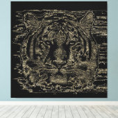 Tiger Fine Art 3 Wrapped Leinwand (Insitu (Holzboden))