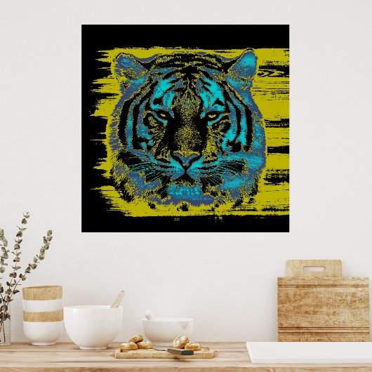 Tiger Fine Art Poster (Küche)