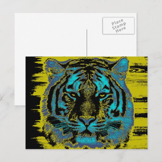Tiger Fine Art - Postkarten (Vorne/Hinten)