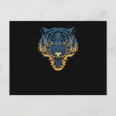 Tiger Fire Postkarte (Vorderseite)