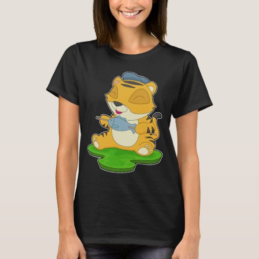 Tiger Fisher Fish T-Shirt (Vorderseite)