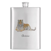 Tiger Flachmann (Vorderseite)