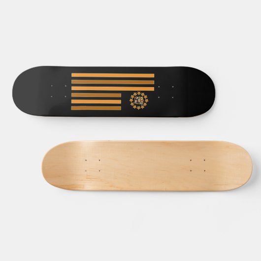 Tiger - Flagge Skateboard (Horizontal)