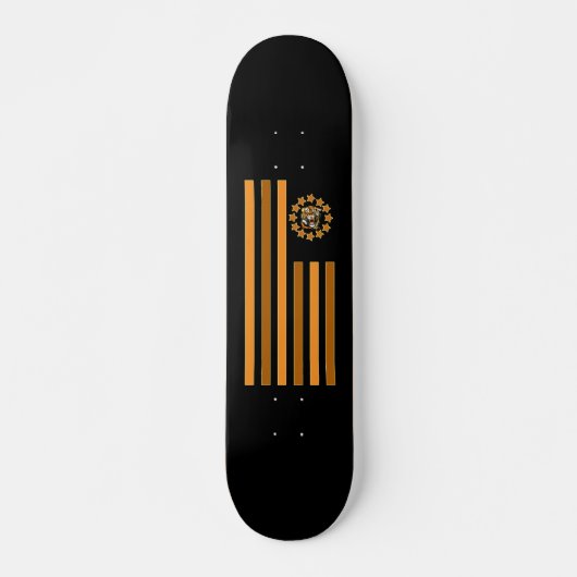 Tiger - Flagge Skateboard (Vorne)
