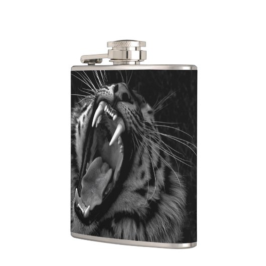 Tiger-Flasche Flachmann (Links)