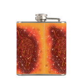 Tiger Flasche läuft in Galaxy Starry Night Flachmann (Rückseite)