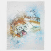 Tiger Fleece Blanket (Vorderseite)