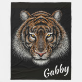 Tiger Fleece Blanket (Vorderseite)