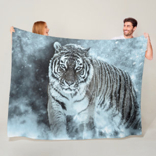 Tiger Fleece Blanket