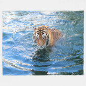 Tiger Fleece Blanket (Vorderseite (Horizontal))