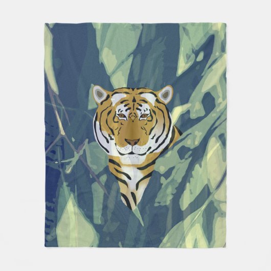 Tiger Fleece Blanket (Vorderseite)