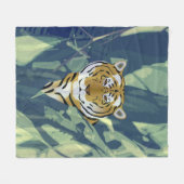 Tiger Fleece Blanket (Vorderseite (Horizontal))