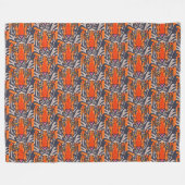 Tiger - Fleece-Decke Fleecedecke (Vorderseite (Horizontal))