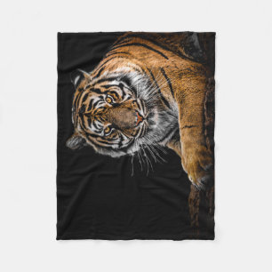 Tiger-Fleece-Decke Fleecedecke