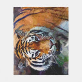 Tiger fleecedecke (Vorderseite)