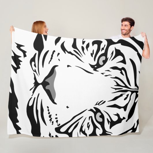 Tiger Fleecedecke (Beispiel)