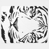 Tiger Fleecedecke (Vorderseite (Horizontal))
