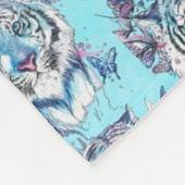 Tiger Fleecedecke (Ecke)