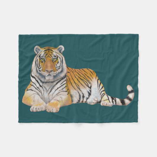 Tiger Fleecedecke (Vorderseite (Horizontal))