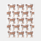 Tiger Fleecedecke (Vorderseite)