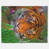 Tiger Fleecedecke (Vorderseite (Horizontal))