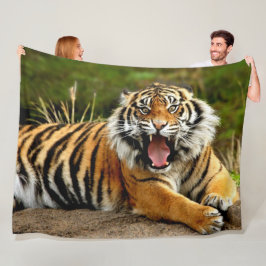 TIGER FLEECEDECKE