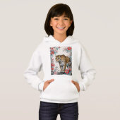 Tiger Floral Hoodie (Vorne ganz)