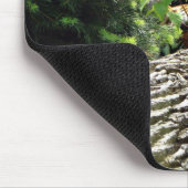Tiger Flüchtige Blick-a-boo Mousepad (Ecke)
