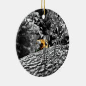 Tiger Flüchtige Blick-a-Boo-Ornament Keramik Ornament (Rechts)