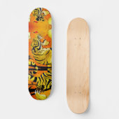 Tiger-Fluss-Skateboard Skateboard (Vorderseite)