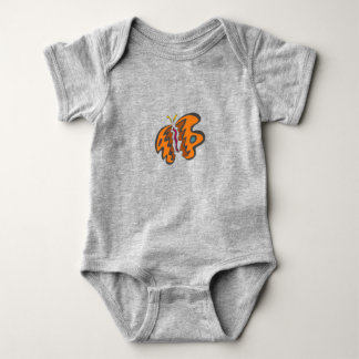Tiger Flutterfly Baby Bodysuit Strampler
