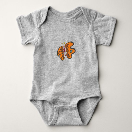 Tiger Flutterfly Baby Bodysuit Strampler (Vorderseite)