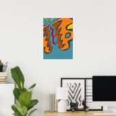 Tiger Flutterfly Poster (Heimbüro)