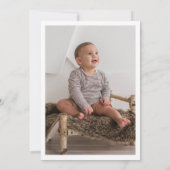 Tiger Foto Einladung zum Geburtstag (Rückseite)